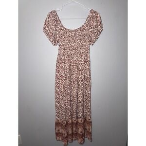 No Comment NY•LA Women's Bohemian Floral MIDI Dress NWT